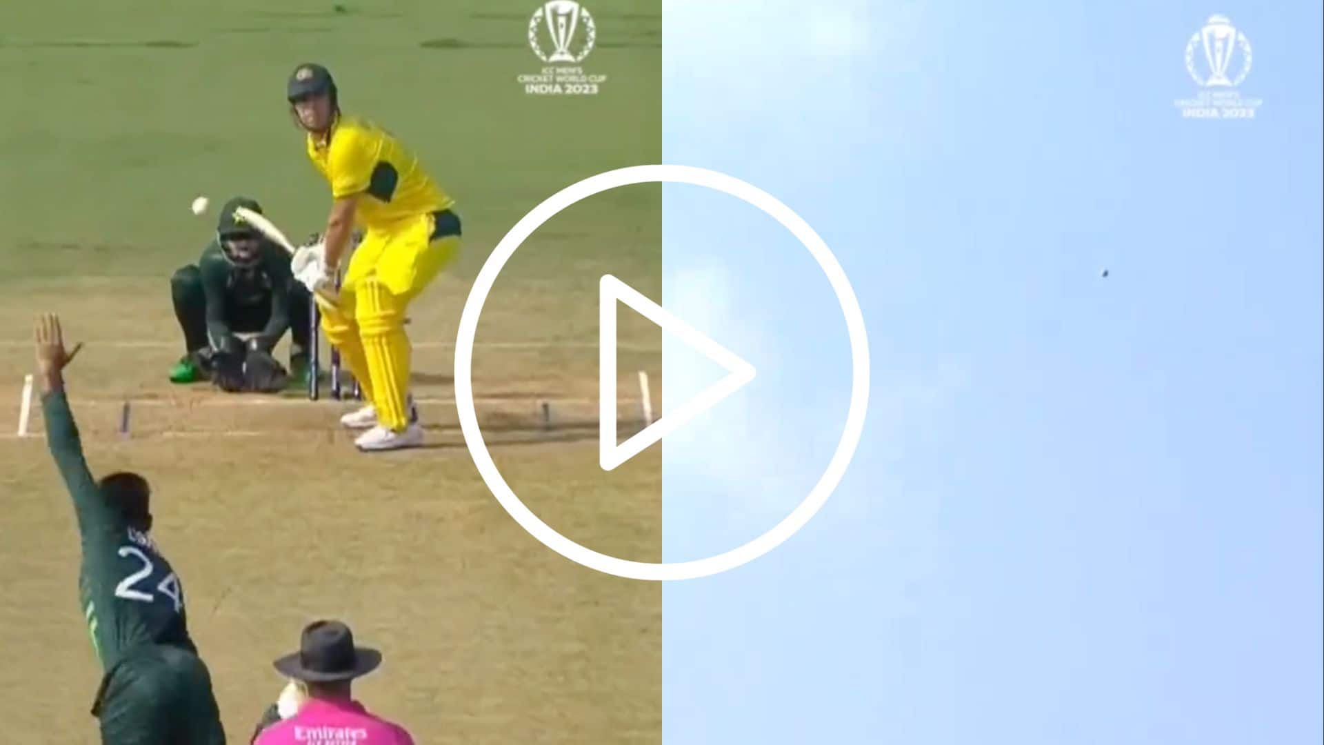 [Watch] Usama Mir ‘Smoked’ By Mitchell Marsh For An Enormous Six Into The Roof